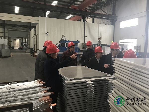 Turkey Client visit our Cathod Manufacturing Plant